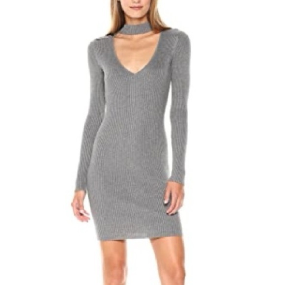 GUESS Women’s Size Small Convertible Long Sleeve Teagan Cut Out Mock Neck Dress - Picture 12 of 12